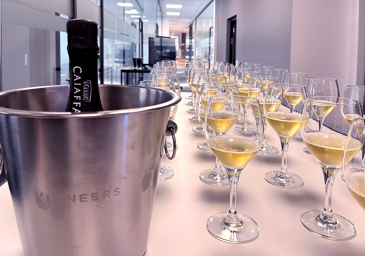 Wein von Vioneers beim Data & Analytics Xchange 2023